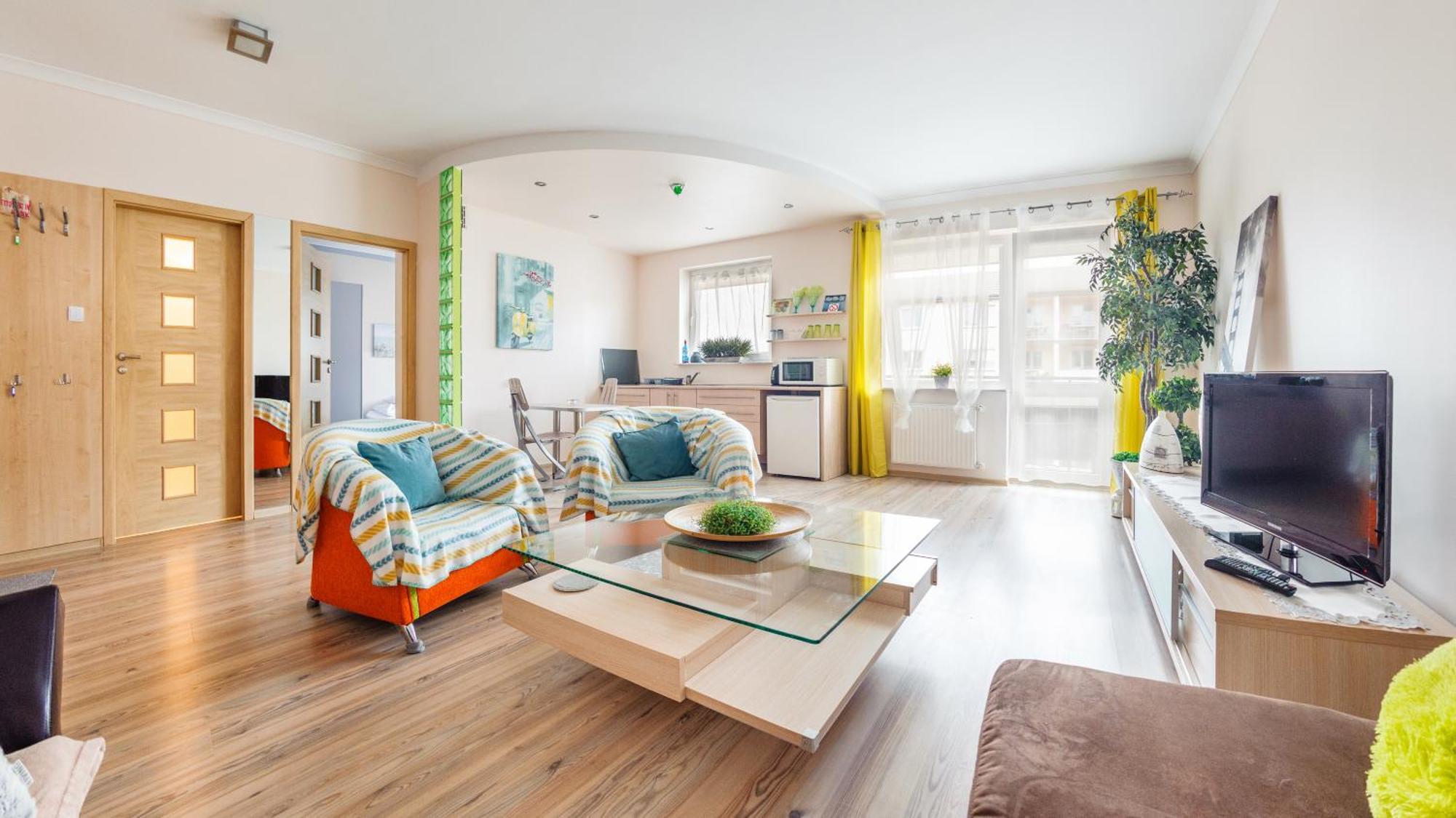 Apartamenty Sun & Snow Na Wydmie W Poblizu Plazy I Molo Устка Екстериор снимка
